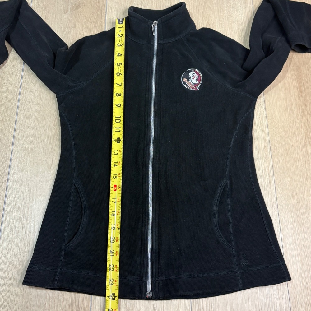 Tommy Bahama Florida State Seminoles FSU Full Zip Jacket Black Womens XS - Picture 9 of 9
